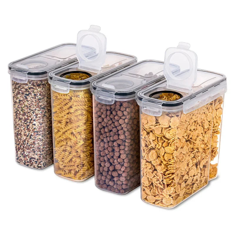 2L Airtight Cereal Storage Container – Kitchen Food Grain Keeper