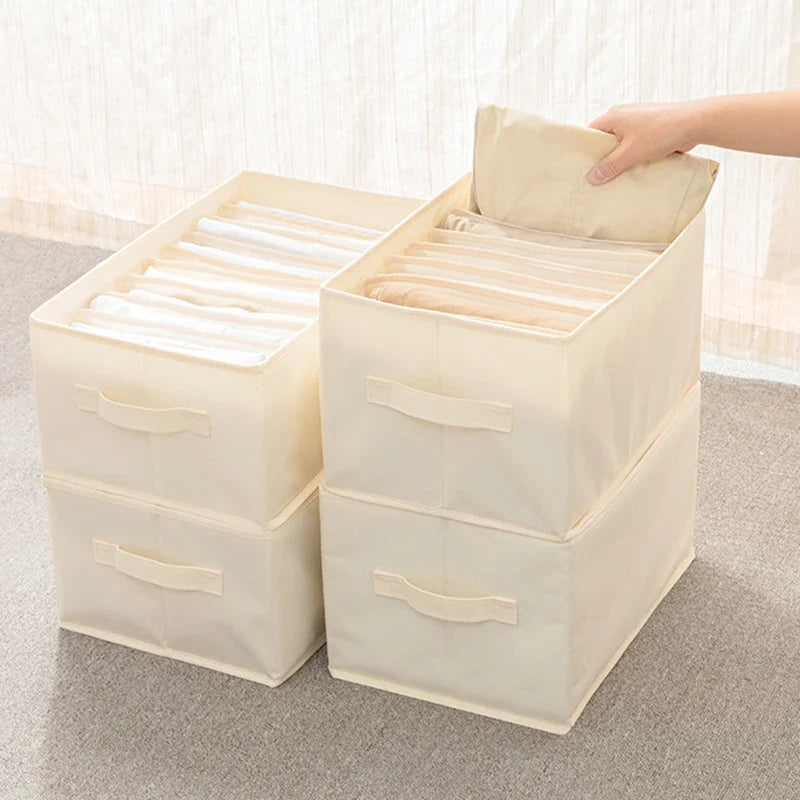 Drawer Clothes Organizer Storage Box – Foldable Closet for Wardrobe