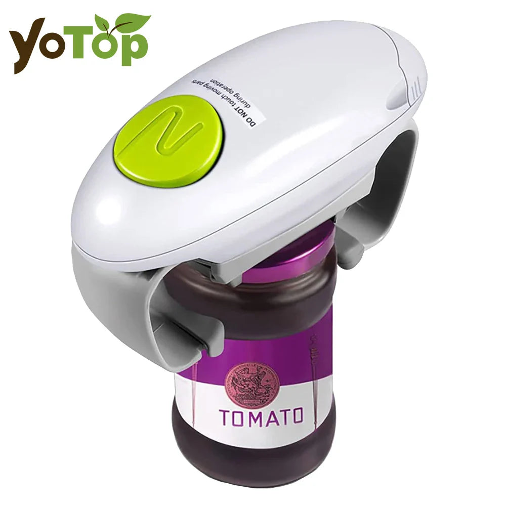 Automatic Electric Jar Opener – One-Touch Adjustable Bottle Opener
