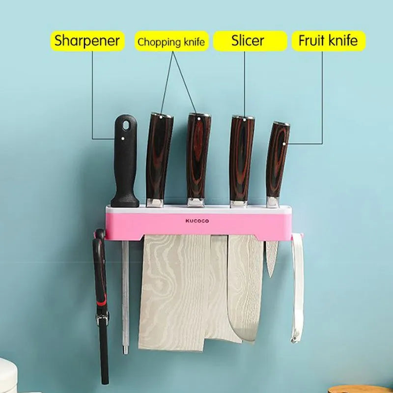 Kitchen Knife Holder Cutlery Organizer – Stainless Steel Knife Storage
