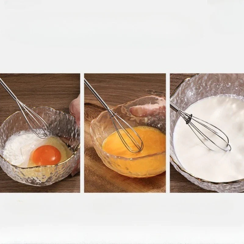 1pc Premium Stainless Steel Whisk – Handheld Egg Beater for Cooking