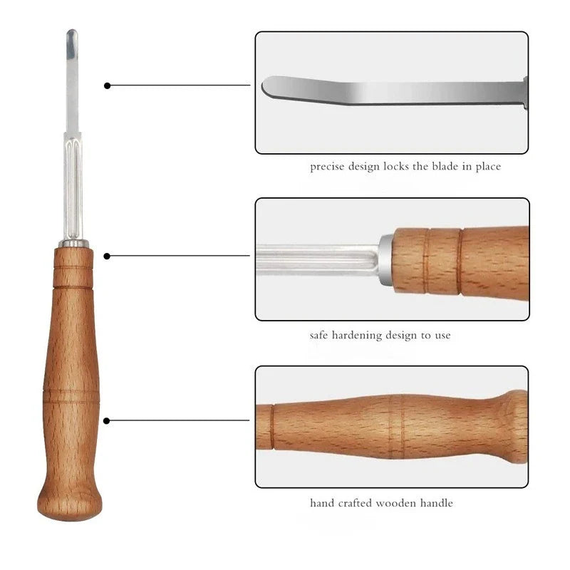 Dough Bread Pastry Cutter Knife – Stainless Steel Baking Dough