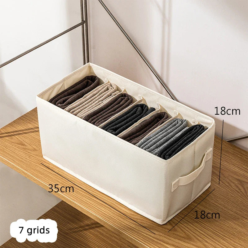 Drawer Clothes Organizer Storage Box – Foldable Closet for Wardrobe