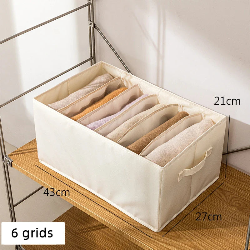 Drawer Clothes Organizer Storage Box – Foldable Closet for Wardrobe