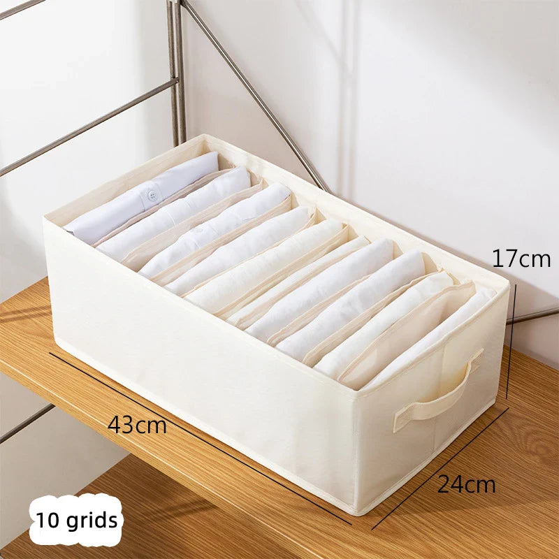 Drawer Clothes Organizer Storage Box – Foldable Closet for Wardrobe