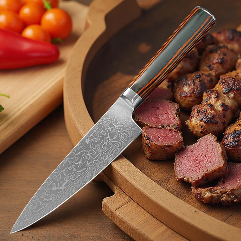 Damascus Steel Cutting Cooking Tools – Professional Chef Kitchen Knife