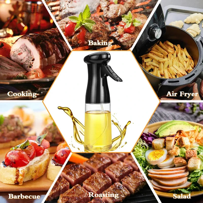 Cooking Oil Sprayer for Kitchen Use –Refillable Olive Oil Spray Bottle