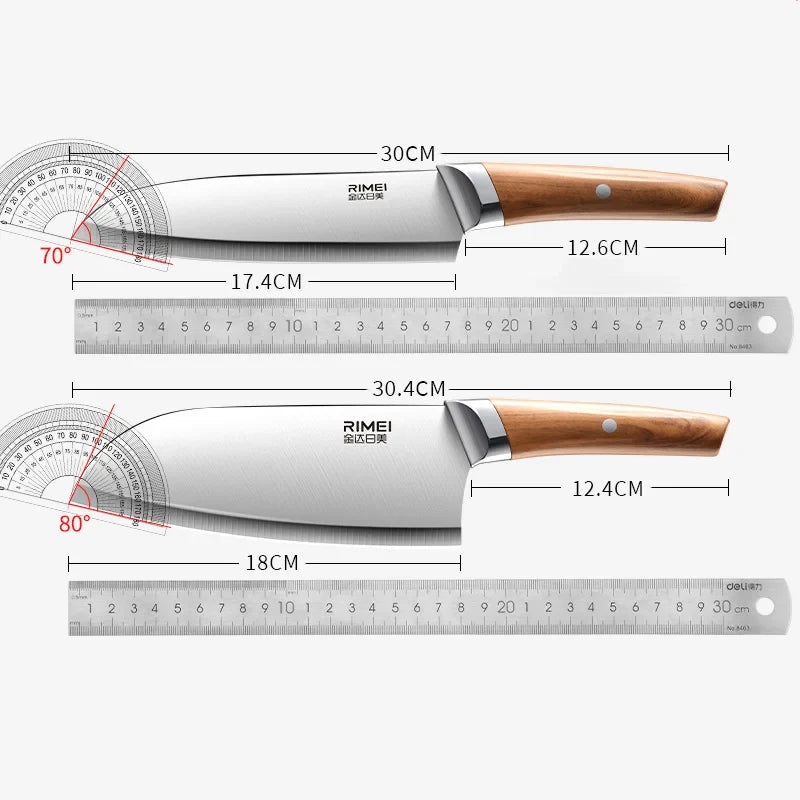 3-Piece Professional Kitchen Knife Set -Stainless Steel Chef Knives