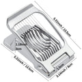 Egg Slicer Heavy Duty Aluminum Alloy Multifunction Manual Cutter