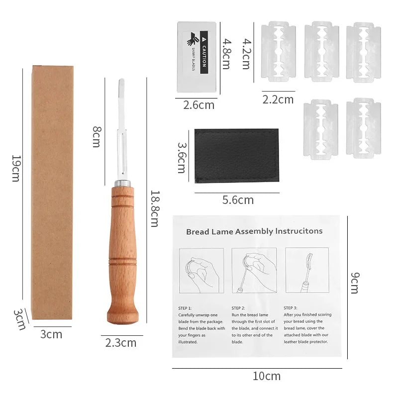 Dough Bread Pastry Cutter Knife – Stainless Steel Baking Dough
