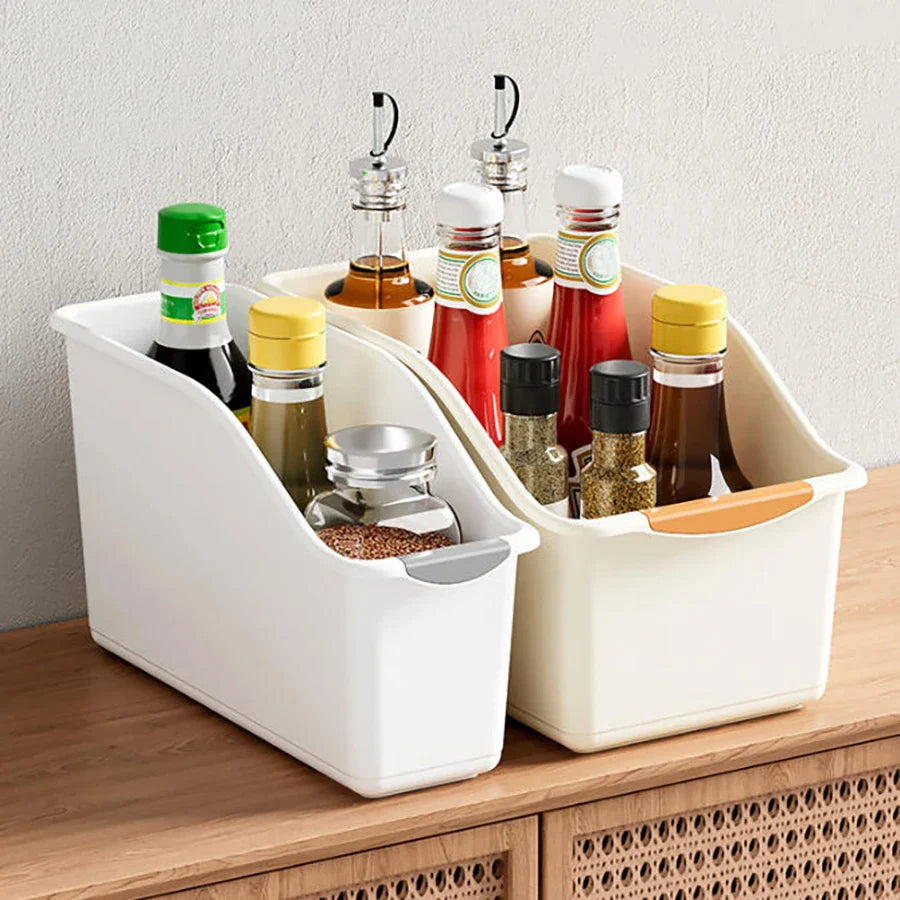 Kitchen Cabinet Storage Organizer – Adjustable Pantry Shelf Space