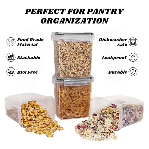 2L Airtight Cereal Storage Container – Kitchen Food Grain Keeper