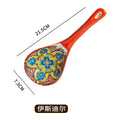 Bohemian Ceramic Ladle Household Large Scoop Spoon –Kitchen Soup Spoon
