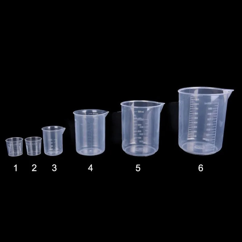 6PCS Plastic Measuring Cups for Baking – Kitchen Liquid