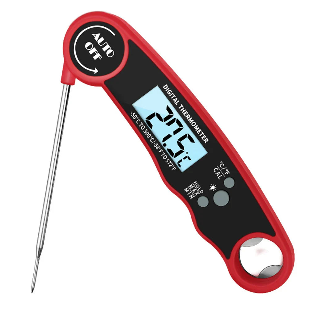 Instant Read Digital Meat Thermometer–Waterproof Kitchen Cooking Probe