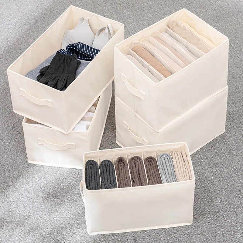 Drawer Clothes Organizer Storage Box – Foldable Closet for Wardrobe