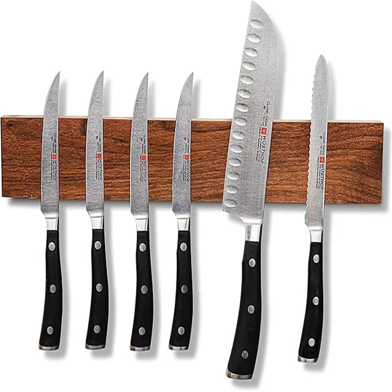Magnetic Knife Holder for Wall – Stainless Steel Kitchen Knife Storage