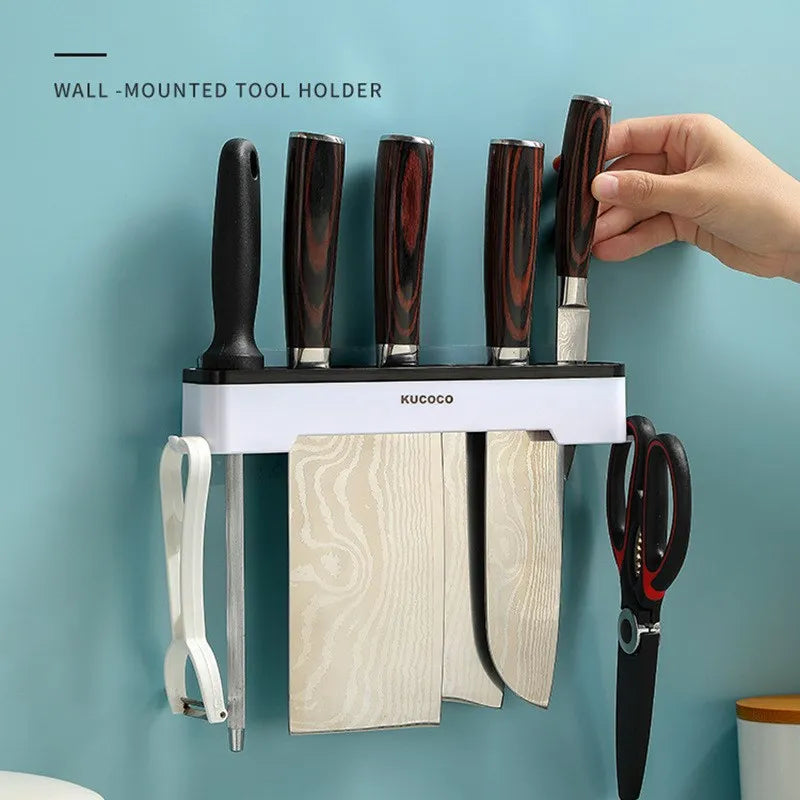 Kitchen Knife Holder Cutlery Organizer – Stainless Steel Knife Storage
