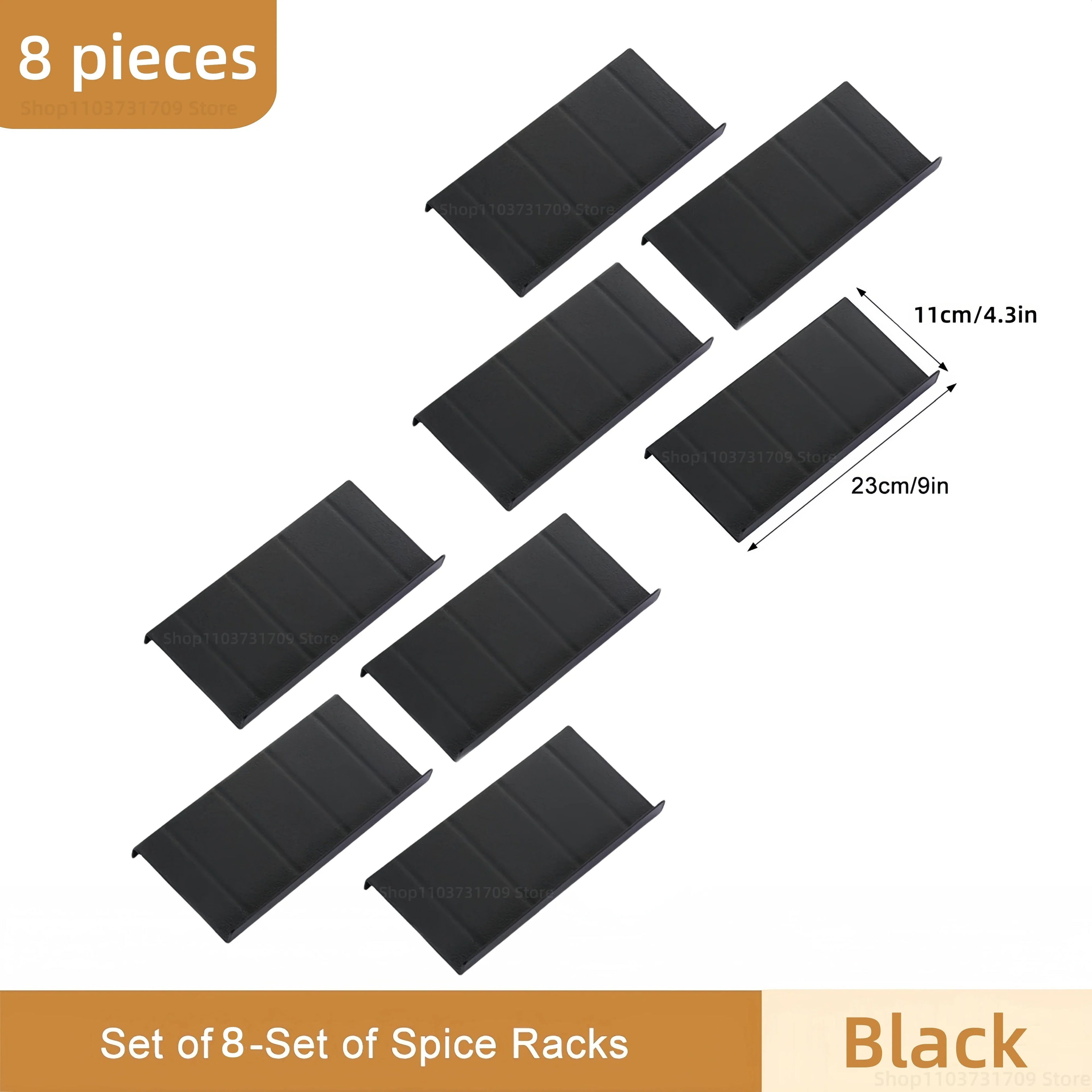 4-Layer Adjustable Spice Drawer Organizer – Kitchen Seasoning Rack