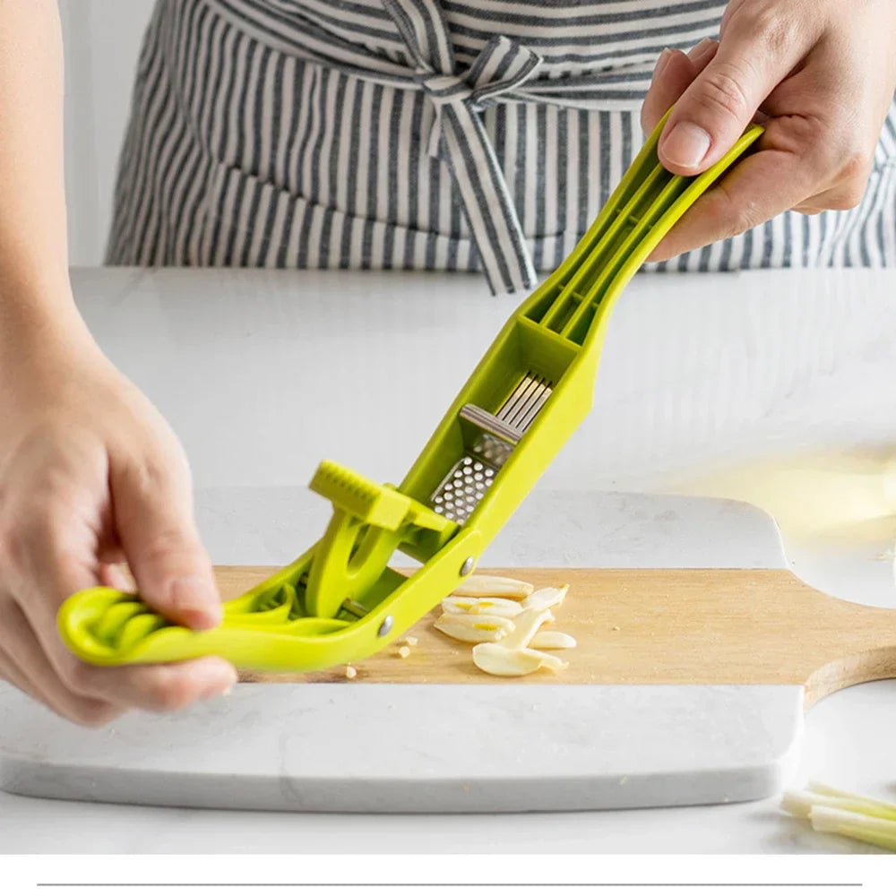 2-in-1 Manual Pull Type Garlic Chopper – Pull Kitchen Cutter