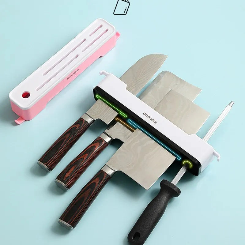 Kitchen Knife Holder Cutlery Organizer – Stainless Steel Knife Storage