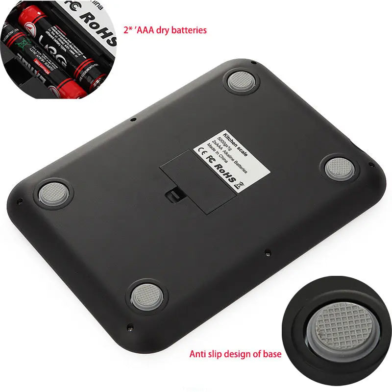 15kg Digital Kitchen Scale – High-Precision Food Weight Scale